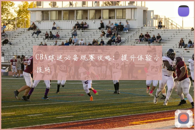 CBA球迷必备观赛攻略:提升体验小技巧